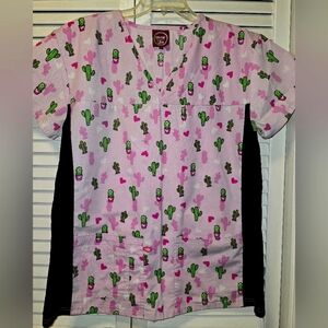 Women's Divine cactus scrub top